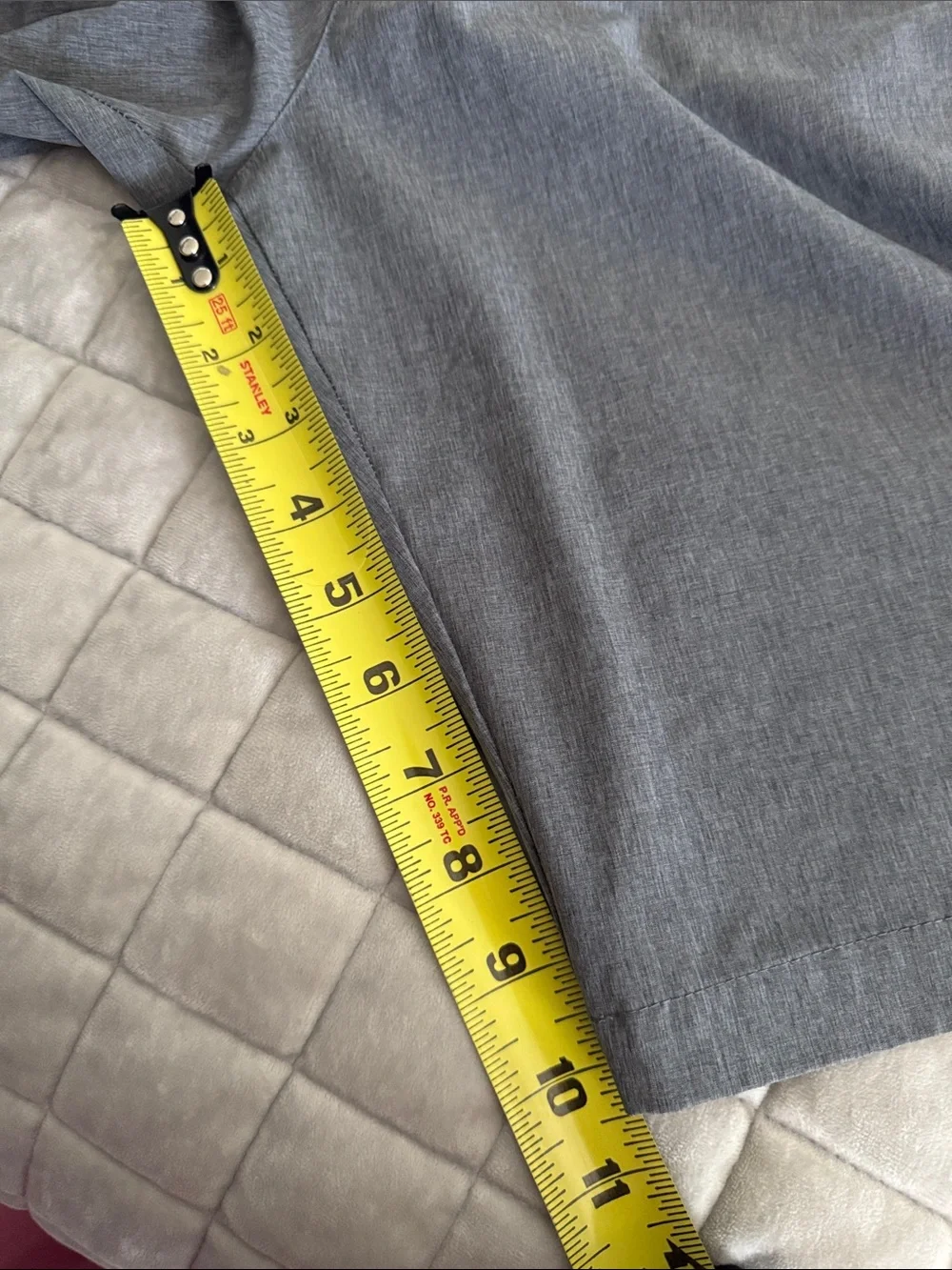 Adidas Men’s Light Gray Athletic Shorts with Subtle Heather